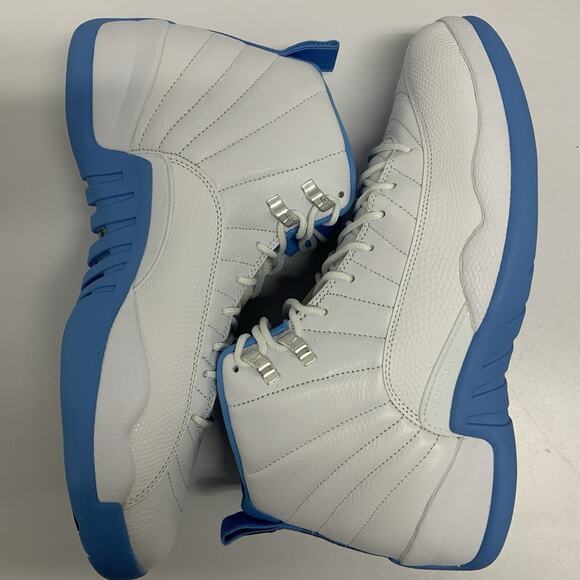 Air Jordan 12 Retro Melo 2025 CT8013 112 Size 9 Men White University Blue UNC main image 5